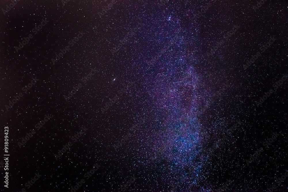 Wall mural the milky way