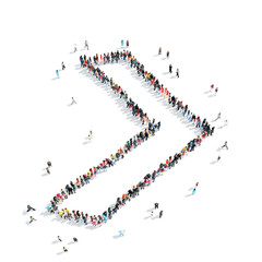 people  shape  arrow  cartoon