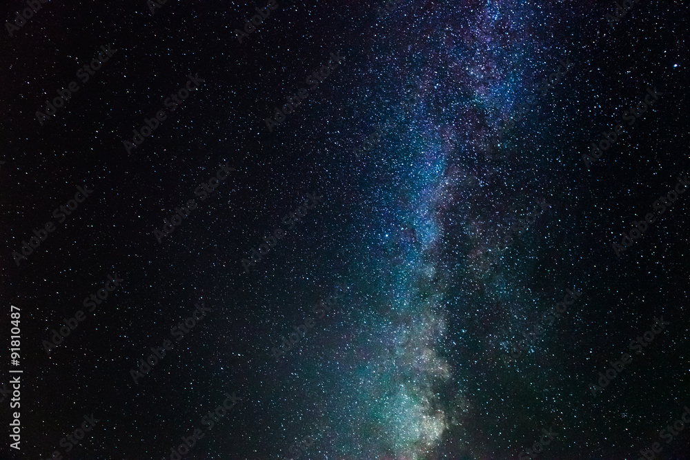 Wall mural the milky way