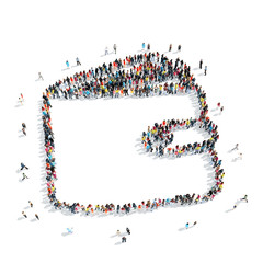 people  shape  purse cartoon