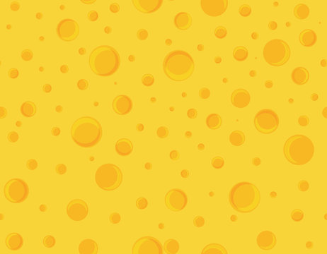 Cheese vector endless seamless texture