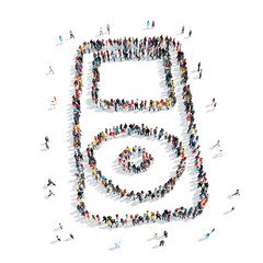 people  shape  audio player