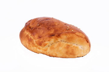 Puff pastry isolate on white