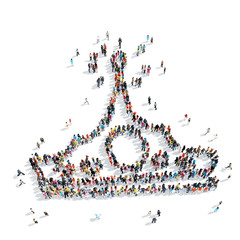 people  shape  crown cartoon