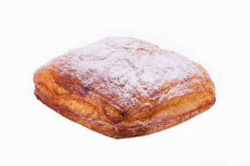 Puff pastry isolate on white