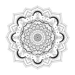 Mandala, ornamental round pattern. Tribal, ethnic, bohemian, isl