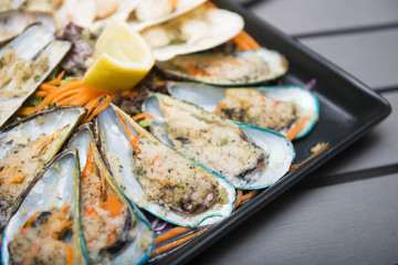 mixed shell bake for dinner