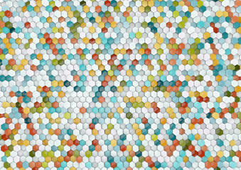Colorful hexagon
