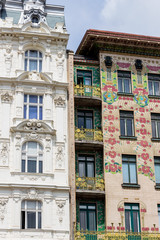Österreich, Wien, Wienzeilenhäuser