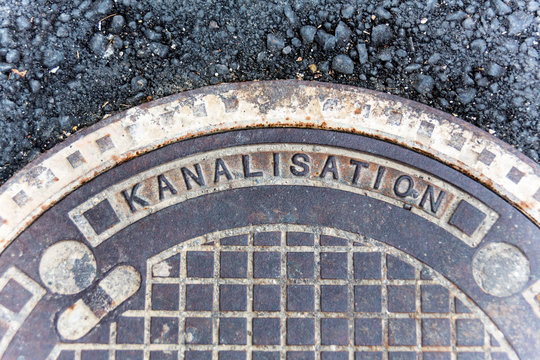 Deckel zur Kanalisation