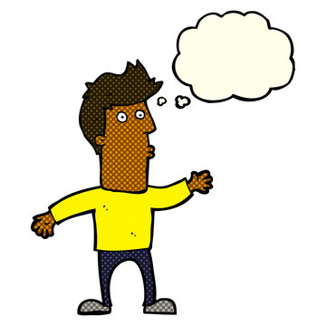 recommend clip art: cartoon surprised man with thought bubble
