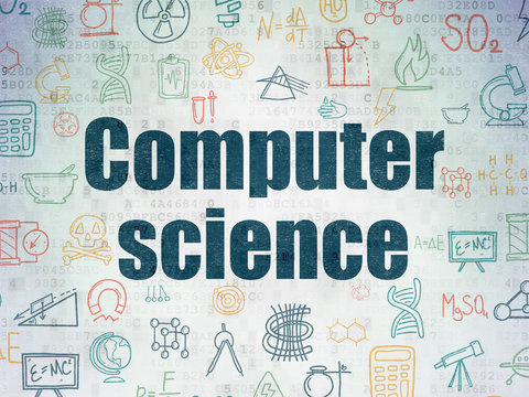 Science concept: Computer Science on Digital Paper background