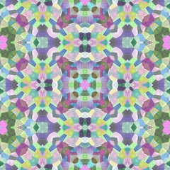 Kaleidoscopic mosaic seamless texture or background