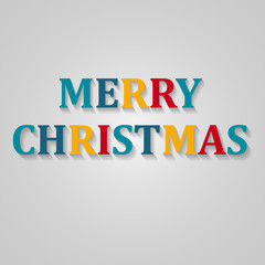 Holiday Vector Lettering, Merry Christmas