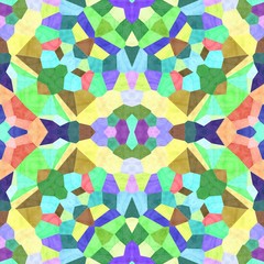 Kaleidoscopic mosaic seamless texture or background
