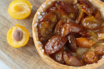Mirabelle plums pie
