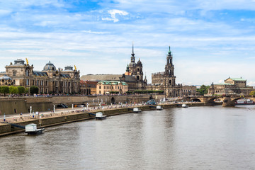Fototapeta premium Panoramic view of Dresden