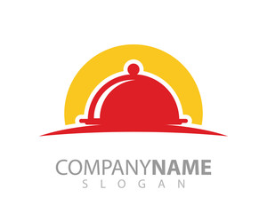 Fototapeta na wymiar Food logo - cooking logo - restaurant logo - chef logo