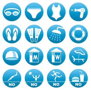 Swimming Pool icons