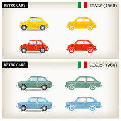 Automobili italiane vintage - obrazy, fototapety, plakaty