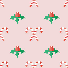 Christmas background in flat style
