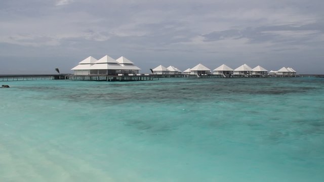 Maldives water villa