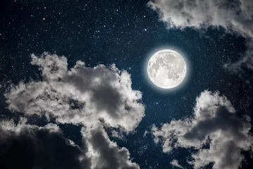 Fototapete Rund Nachthimmel © vovan