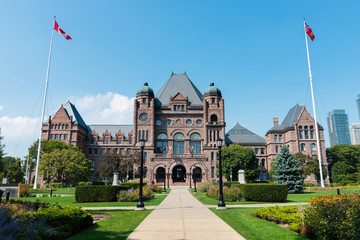 Legislative Assembly of Ontario in Toronto, Canada - obrazy, fototapety, plakaty