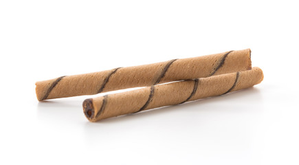 wafer stick on white background