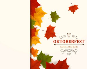 Vector Illustration of an Oktoberfest Background