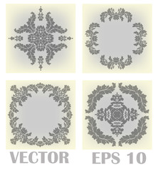 Vector set of patterns for the creativity and design