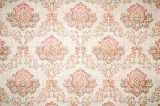 Fototapeta Paper wallpaper with textured patterns