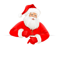 Weihnachtsmann präsentiert