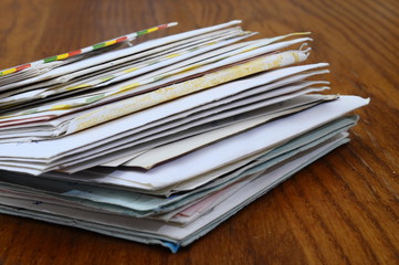 Old Mail : Letters and Envelope