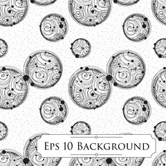 Background with Intricate Bubbles