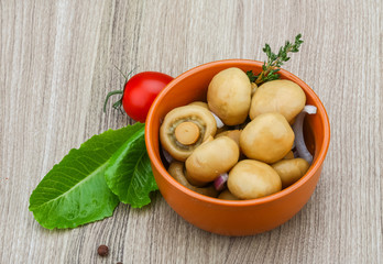 Pickled champignon