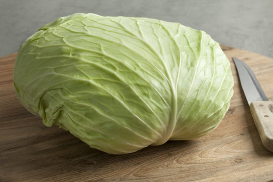 Whole flat coolwrap cabbage