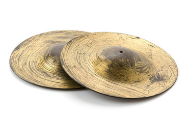 Fototapeta na wymiar old cymbals