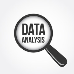 Data Analysis Magnifying Glass