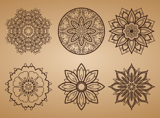 Flower Round Pattern
