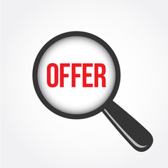 Offer Magnifying Glass