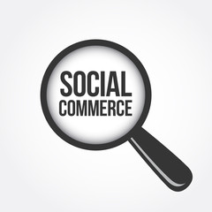 Social Commerce Magnifying Glass