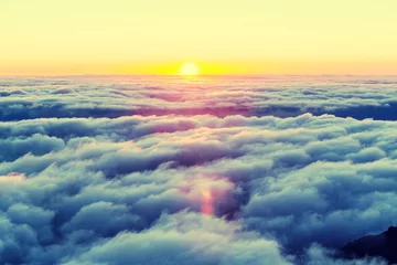 Selbstklebende Fototapete Natur Above clouds