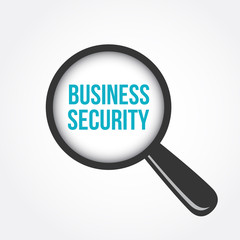 Business Security Magnifying Glass