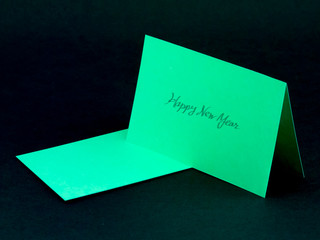 Message Card for Your Family and Friends; Happy Hew Year