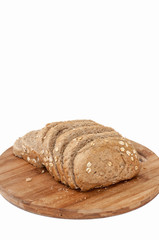 Black Healthy bread with seeds