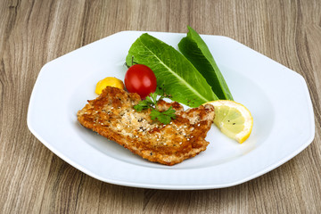Pork schnitzel