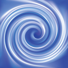 Vector background of cobalt swirling water texture