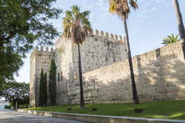 Exterior View of the Jerez de la Frontera Alcazar