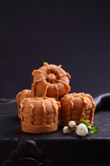 sweet candy on a dark background